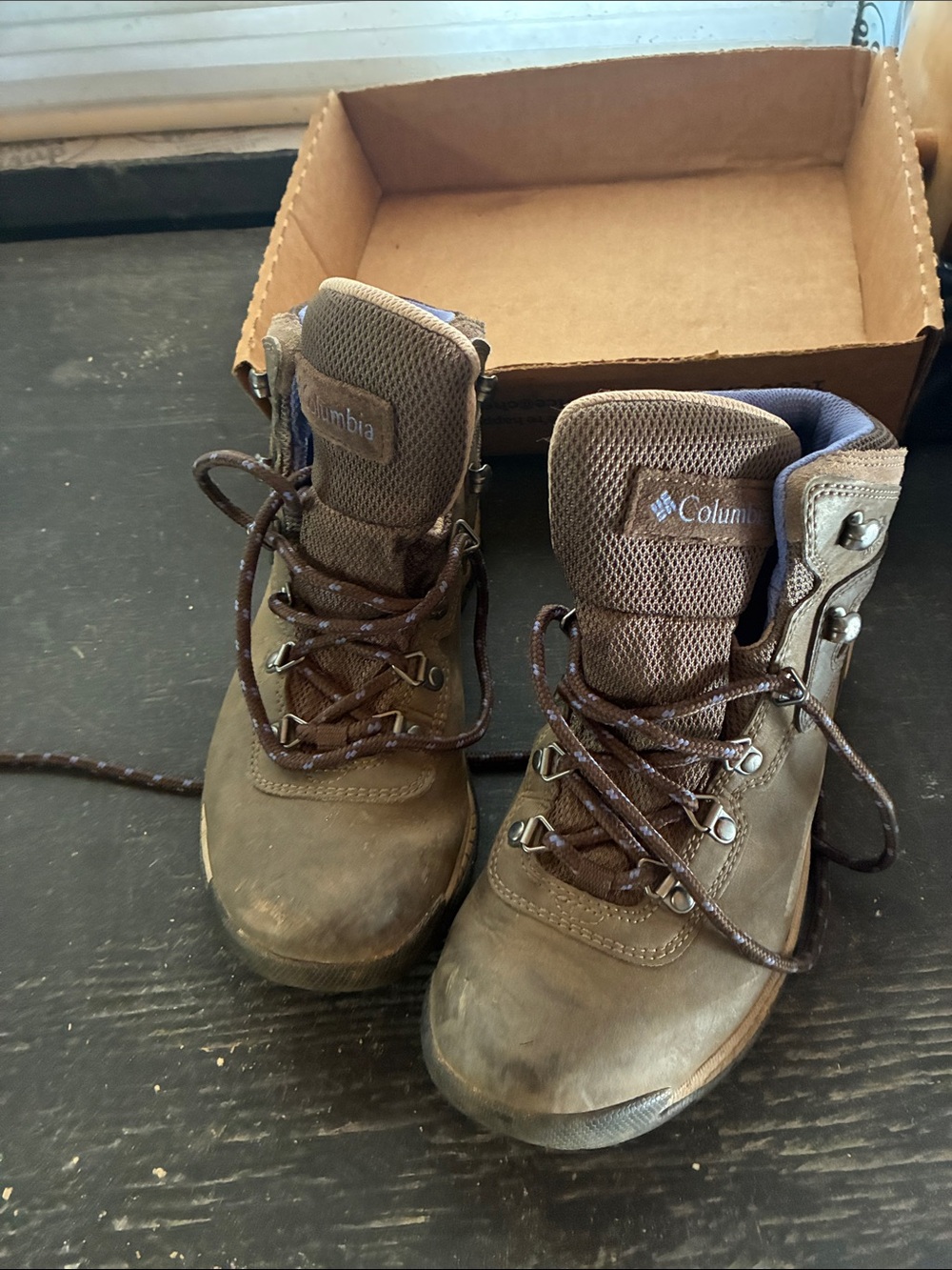 Women’s Columbia brown Waterproof Hiking Boots